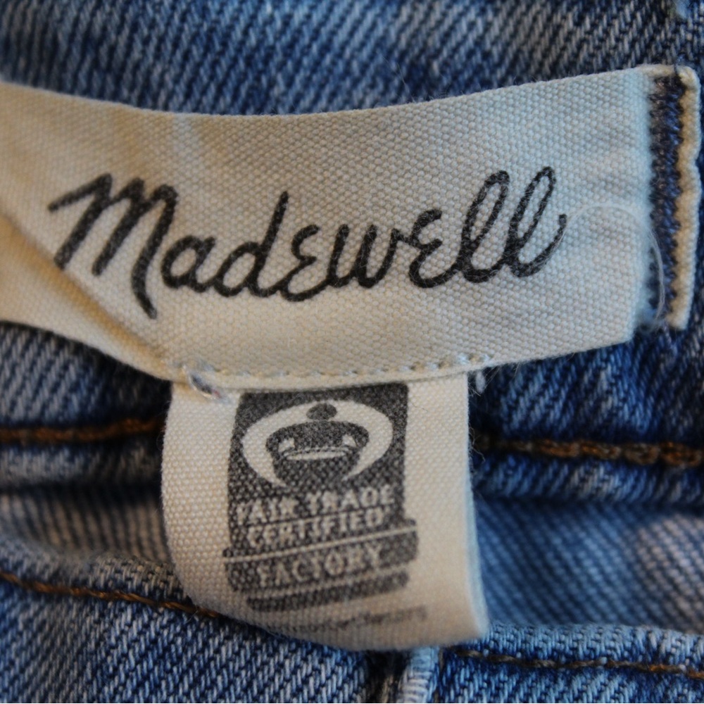 Madewell The High-Rise Slim Crop Boyjean Light Blue Wash Size 28 - Picture 4 of 9